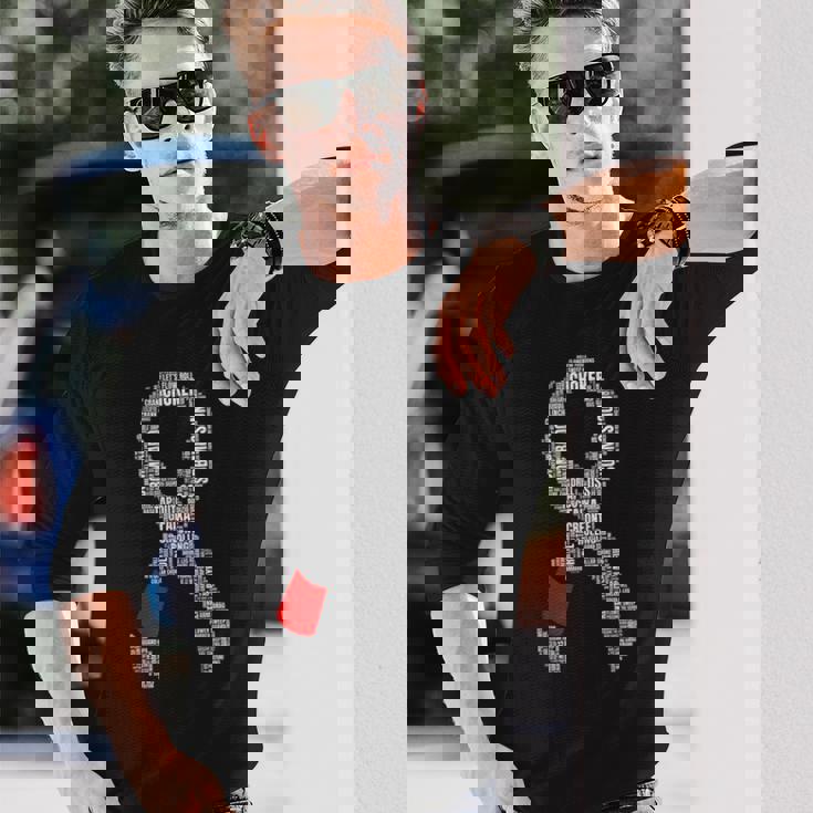 Bjj Con Cinturón Para Bjj Fighter Jiu Jitsu Brasileño Camiseta de manga larga Regalos para él