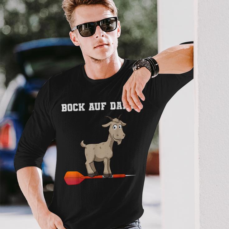 Bock Auf Dart Darts Dart Player Langarmshirts Geschenke für Ihn