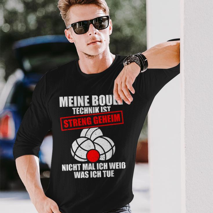 My Boule Technique Petanque Boule Langarmshirts Geschenke für Ihn