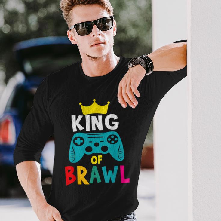 Brawl King Gamer Brawler Brawl Langarmshirts Geschenke für Ihn