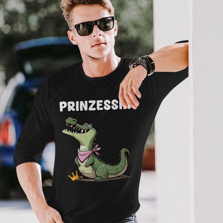 Carnival Princess Crocodile Cologne Alaaf Cologne Langarmshirts Geschenke für Ihn