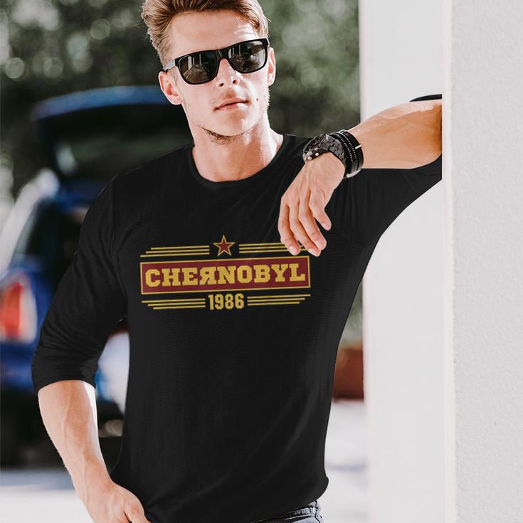 Chernobyl Chernobyl Pripyat 36 Roentgen Radiation Langarmshirts Geschenke für Ihn