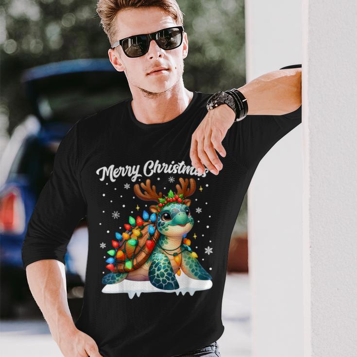 Christmas Outfit Christmas Jumper Turtle Christmas Langarmshirts Geschenke für Ihn