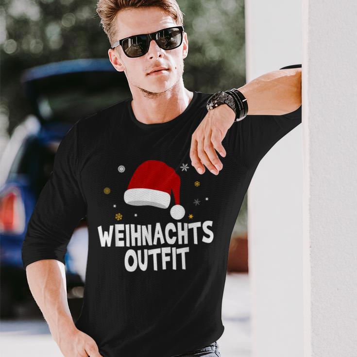 Christmas Outfit Santa Hat Christmas Langarmshirts Geschenke für Ihn