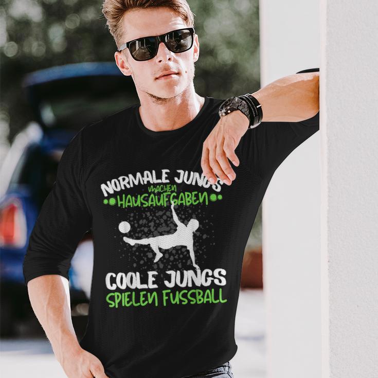 Cool Jung Spielnen Fußball Langarmshirts Geschenke für Ihn