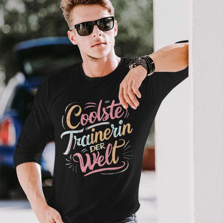 Coolste Trainerin Fitness Dance Handball Farewell Langarmshirts Geschenke für Ihn