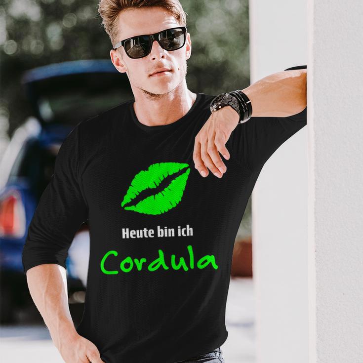 Cordula Green Fancy Dress Costume Carnival Oktoberfest Apres Ski Party Langarmshirts Geschenke für Ihn