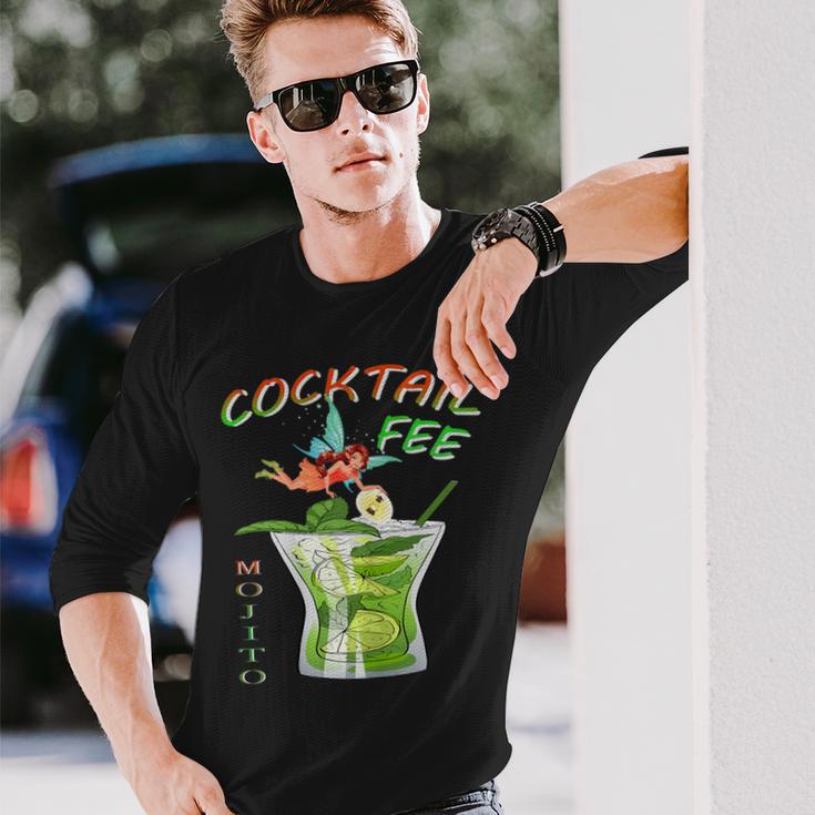 Damen Cocktail Fee Kostüm Langarmshirts Geschenke für Ihn