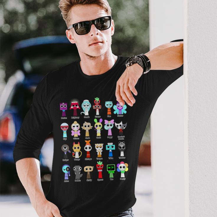 All Dandy's World Sprunki Toys Langarmshirts Geschenke für Ihn