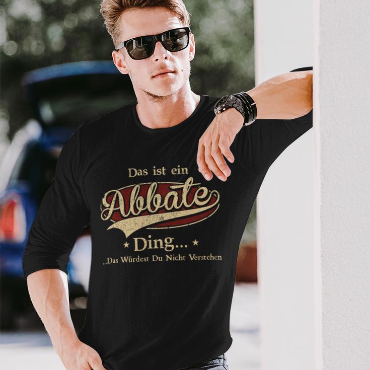 Das Ist Ein Abbate Ding Das Würdest Du Nicht Verstehen Abbate Name Langarmshirts Geschenke für Ihn