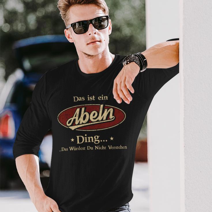 Das Ist Ein Abeln Ding Das Würdest Du Nicht Verstehen Abeln Name Langarmshirts Geschenke für Ihn