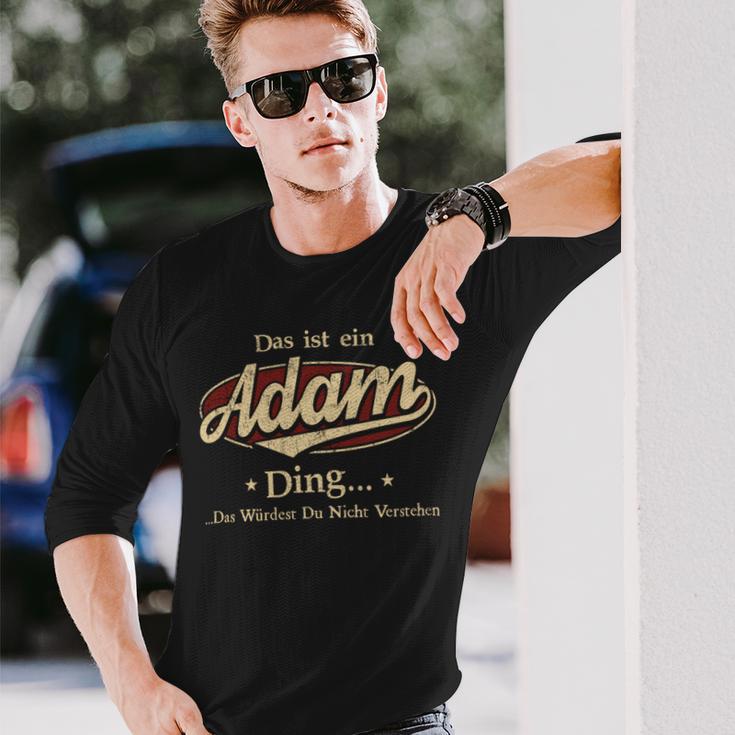 Das Ist Ein Adam Ding Das Würdest Du Nicht Verstehen Adam Name Langarmshirts Geschenke für Ihn