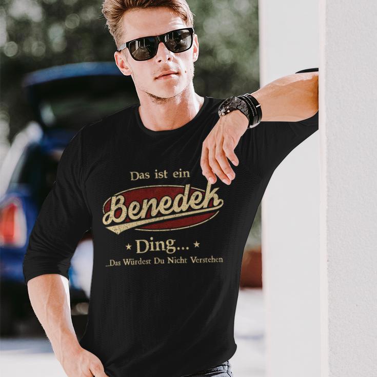 Das Ist Ein Benedek Ding Das Würdest Du Nicht Verstehen Benedek Name Langarmshirts Geschenke für Ihn