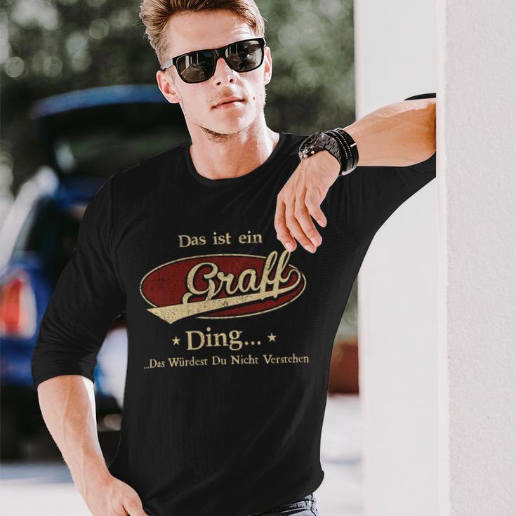 Das Ist Ein Graff Ding Das Würdest Du Nicht Verstehen Graff Name Langarmshirts Geschenke für Ihn