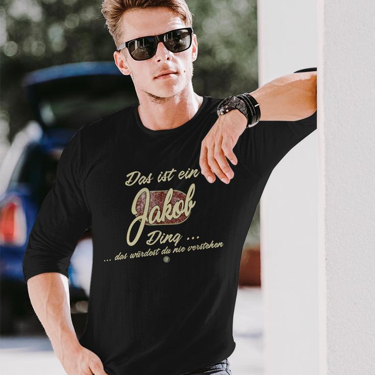 Das Ist Ein Jakob Ding Family Langarmshirts Geschenke für Ihn