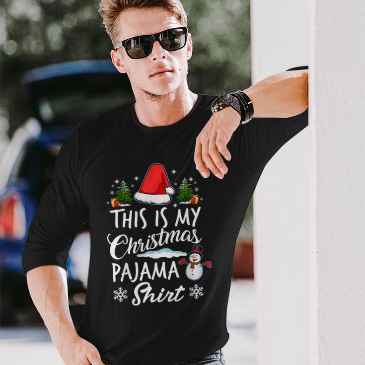 Das Ist Mein Christmas Pyjamas Matching Family Langarmshirts Geschenke für Ihn