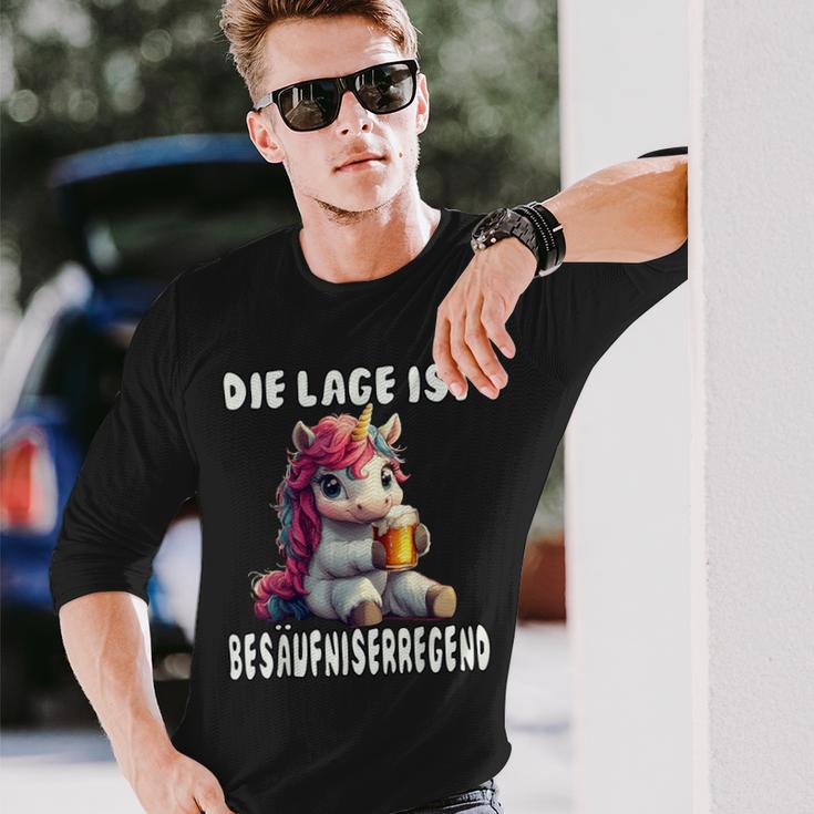 Die Lage Ist Besäufniserregend Carnival Costume Langarmshirts Geschenke für Ihn