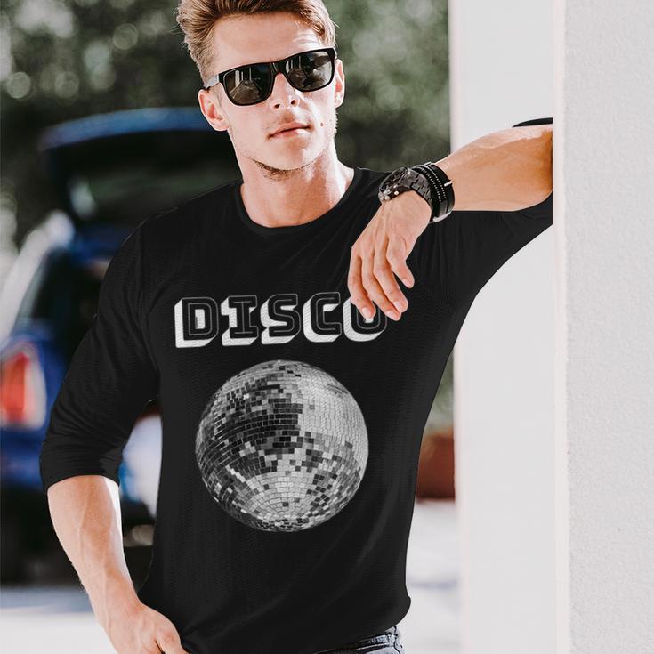 And Disco Ball Club Retro Langarmshirts Geschenke für Ihn