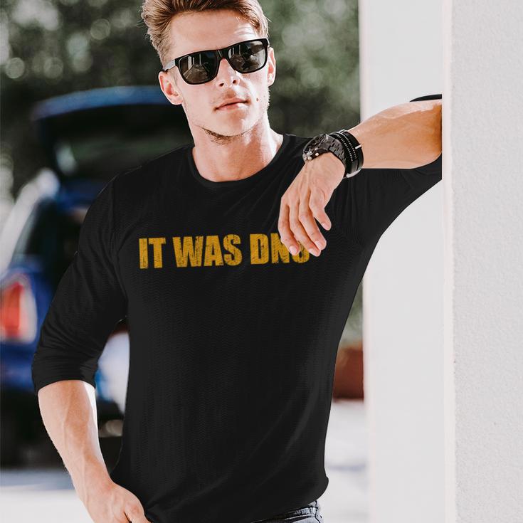 It Was Dns Langarmshirts Geschenke für Ihn