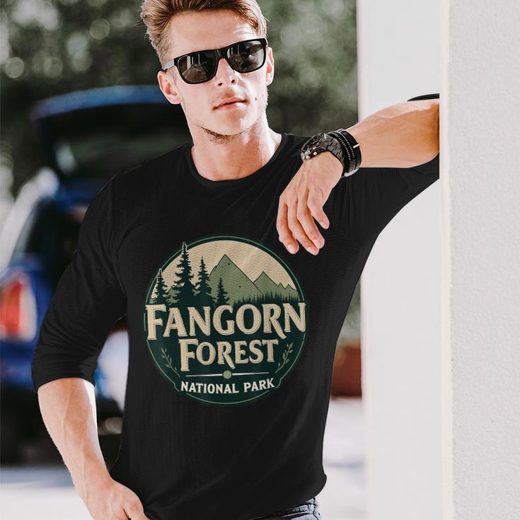 Fangorn Forest National Park Bookworms Saying Langarmshirts Geschenke für Ihn