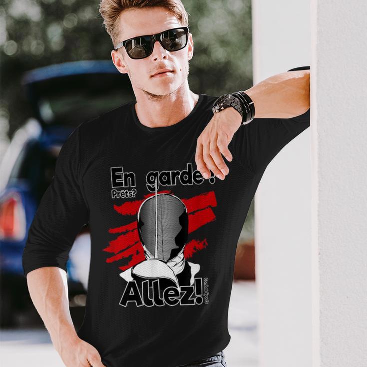 Fencing Fencing Sports Langarmshirts Geschenke für Ihn