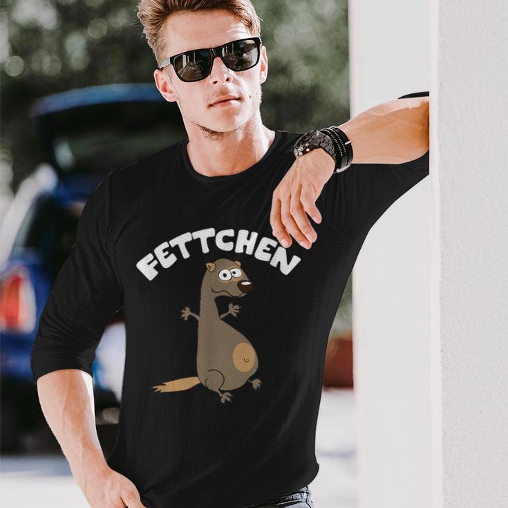 Fettchen Ferret Langarmshirts Geschenke für Ihn