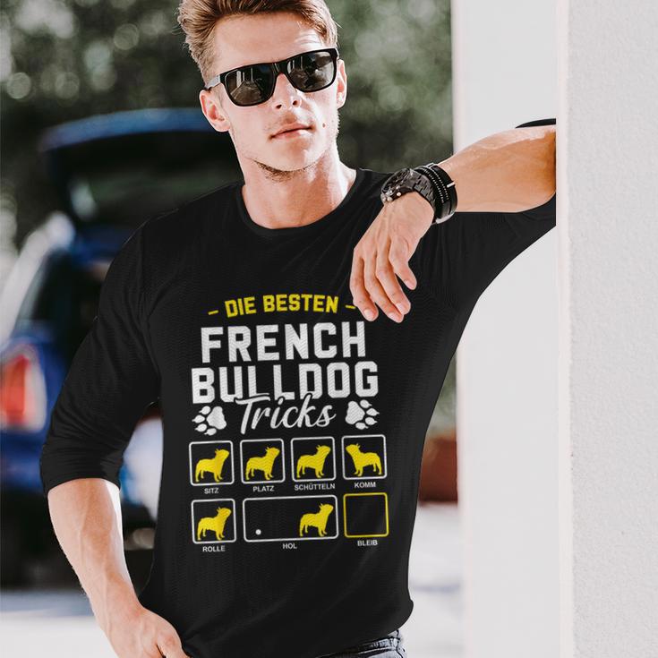 French Bulldog Frenchie Dog Holder Langarmshirts Geschenke für Ihn