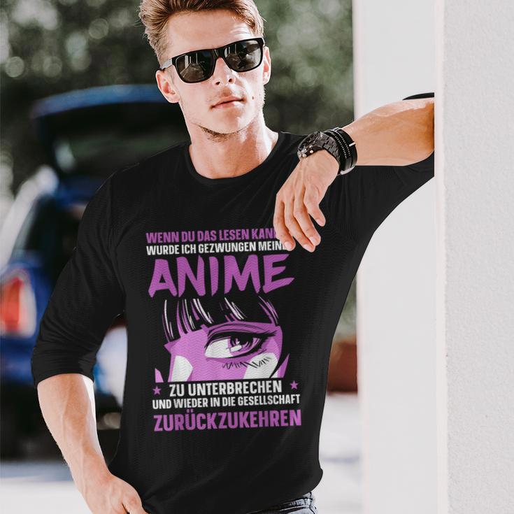 Gezwungen My Anime Zu Unterbreak Japanese Langarmshirts Geschenke für Ihn