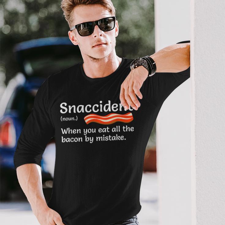 Good Bacon Snaccident Food From Accident Langarmshirts Geschenke für Ihn