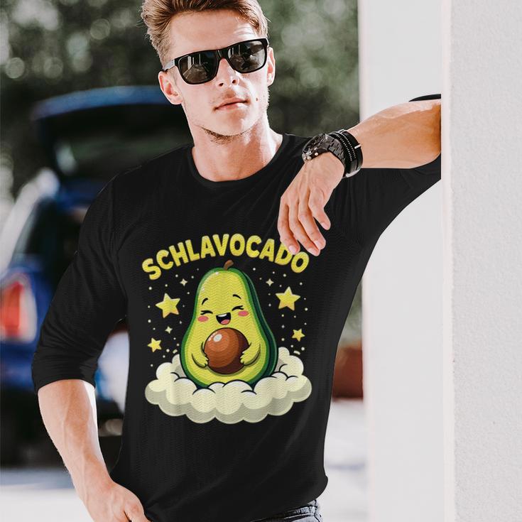 Sleepocado Avocado Sleep Night Sleeping Langarmshirts Geschenke für Ihn