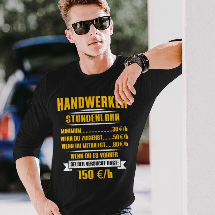 Handwerker Hourly Sale Langarmshirts Geschenke für Ihn