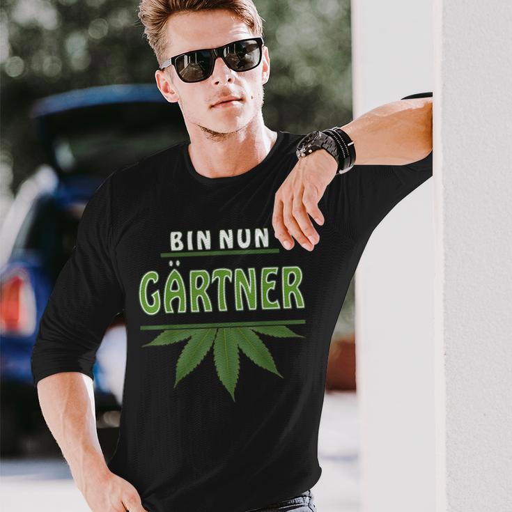 Hemp Bin Nun Gardener Grass Hemp Oil Hemp Blossom Hemp Langarmshirts Geschenke für Ihn