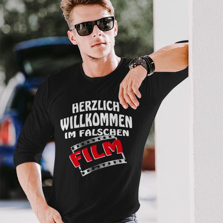 Herzlich Willkommen Im False Film S Langarmshirts Geschenke für Ihn