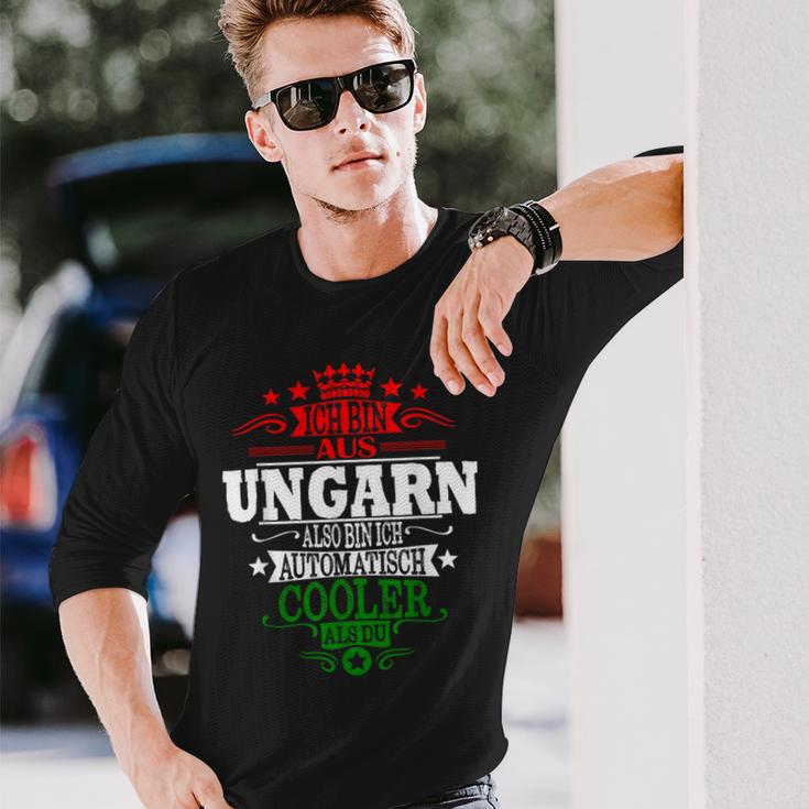 For Hungarian Hungary Langarmshirts Geschenke für Ihn