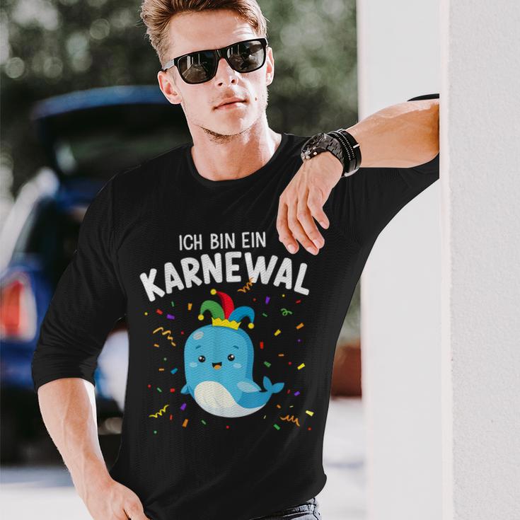 Ich Bin Ein Karnewal Whale Langarmshirts Geschenke für Ihn