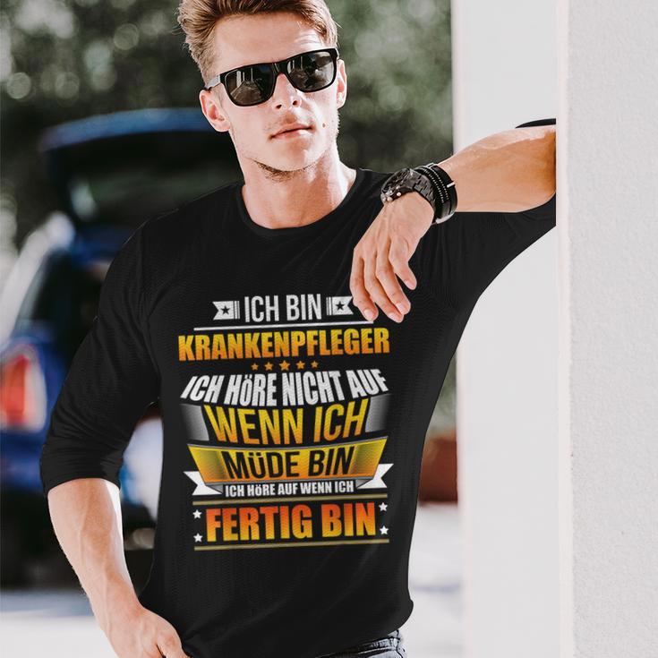 Ich Bin Krankenpfleger Ich Bin Langarmshirts Geschenke für Ihn