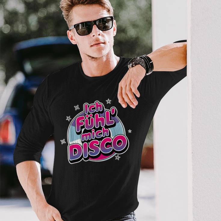 Ich Fühl Mich Disco Ball Apres Ski Malle Party Langarmshirts Geschenke für Ihn