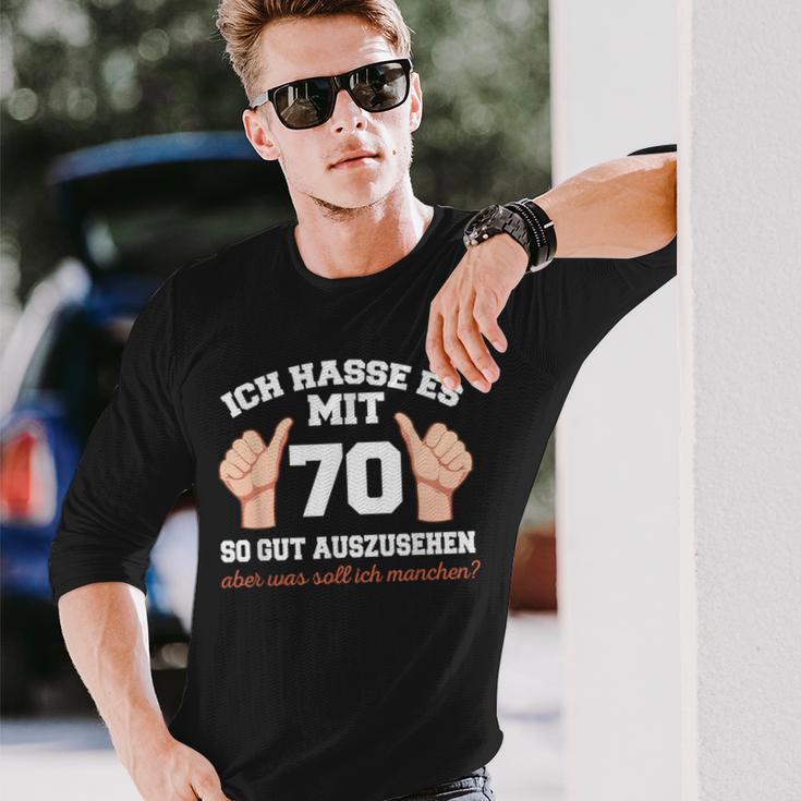 Ich Hasse Es Mit 70 So Gut Aushlen 70 Jahre 70Th Birthday Langarmshirts Geschenke für Ihn