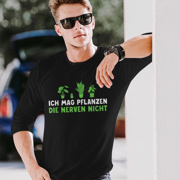 Ich Mag Pflanzen Die Nerven Nicht Hobbygärtnerin Langarmshirts Geschenke für Ihn