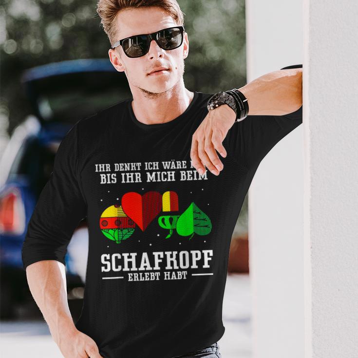 Ihr Denkt Ich Wäre Nett Sheepkopf Langarmshirts Geschenke für Ihn