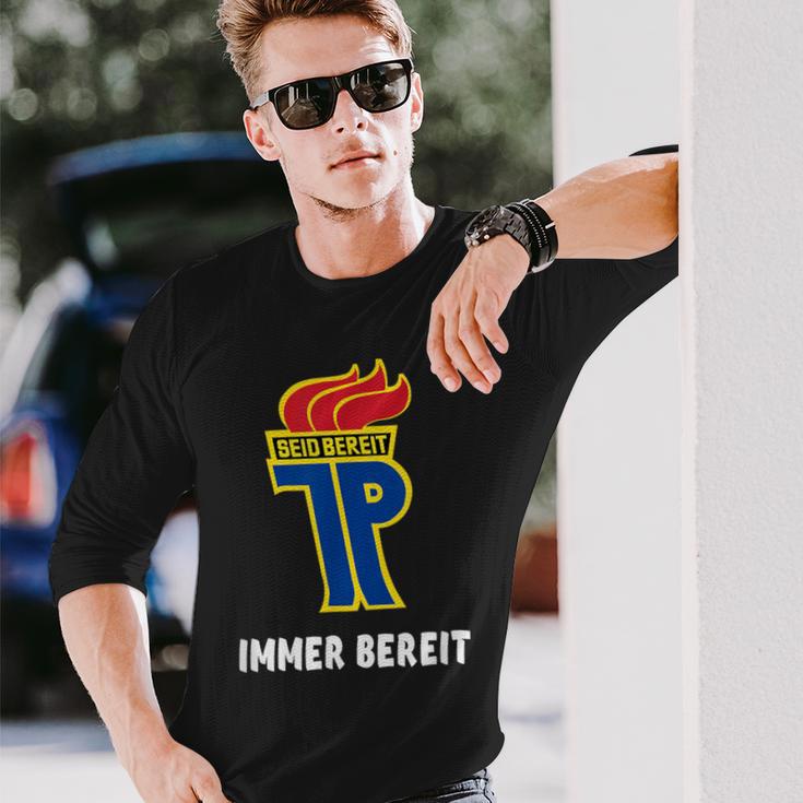 Jungpionier Junge Pioniere Seid Ready Ossi Ddr Langarmshirts Geschenke für Ihn