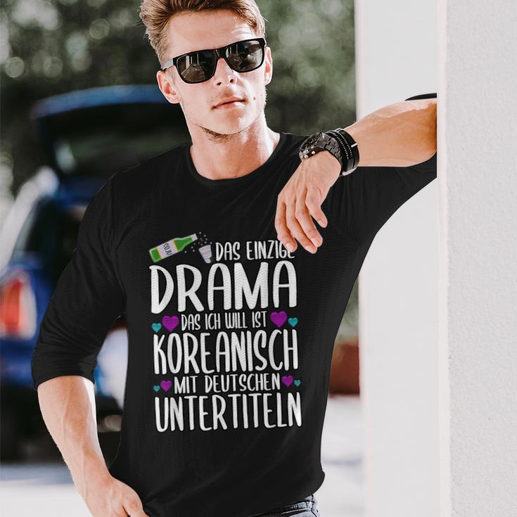 K-Drama Korean Dramen Movies Series Saying Langarmshirts Geschenke für Ihn