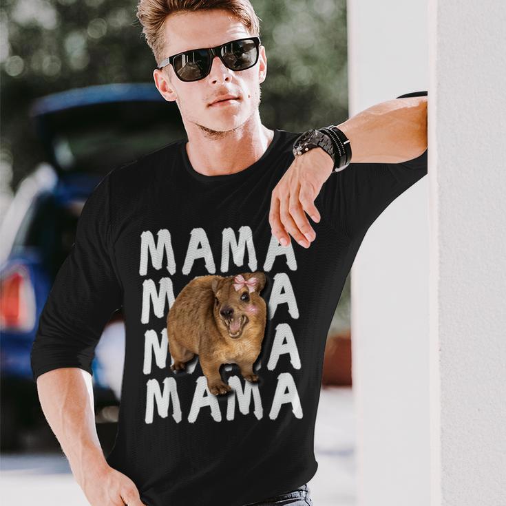 Klippschliefer Hyrax Meme Langarmshirts Geschenke für Ihn