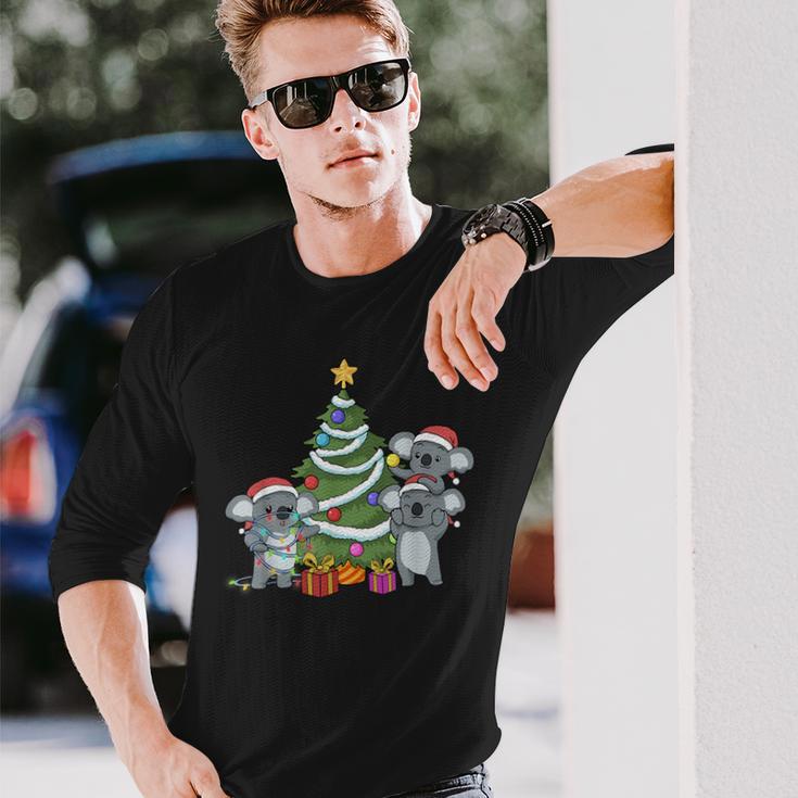 Koala Christmas Langarmshirts Geschenke für Ihn