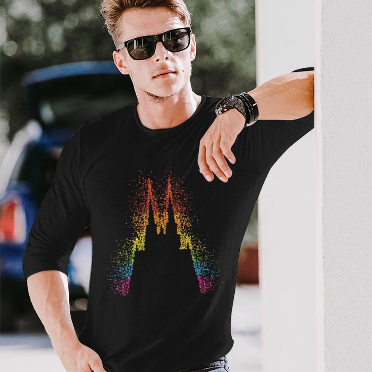 Kölner Dom Regenbogen Regenbogenfahne Pride Lgbtq Lesbisch Langarmshirts Geschenke für Ihn