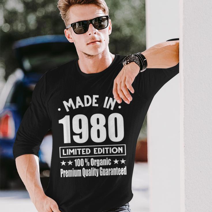 Limited Edition 1980 Birthday 1980 Geboren Jahrgang 1980 Langarmshirts Geschenke für Ihn