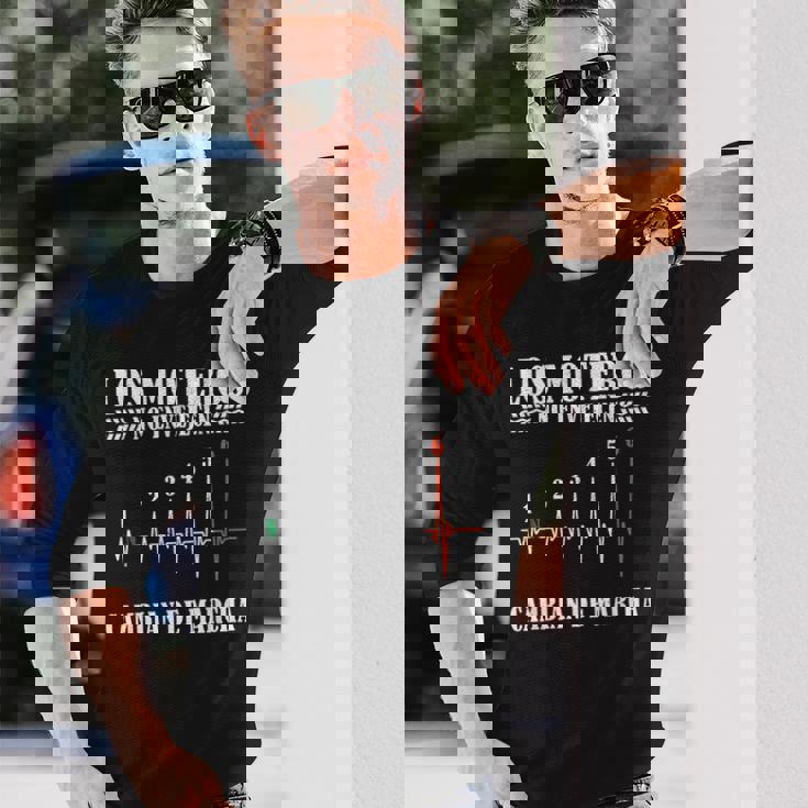 Los Moteros No Envejecen Motorista Motero Amante Moto Moteras Camiseta de manga larga Regalos para él