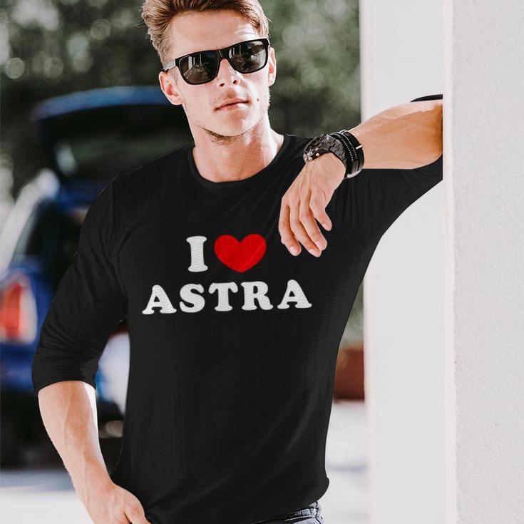 I Love Astra Langarmshirts Geschenke für Ihn