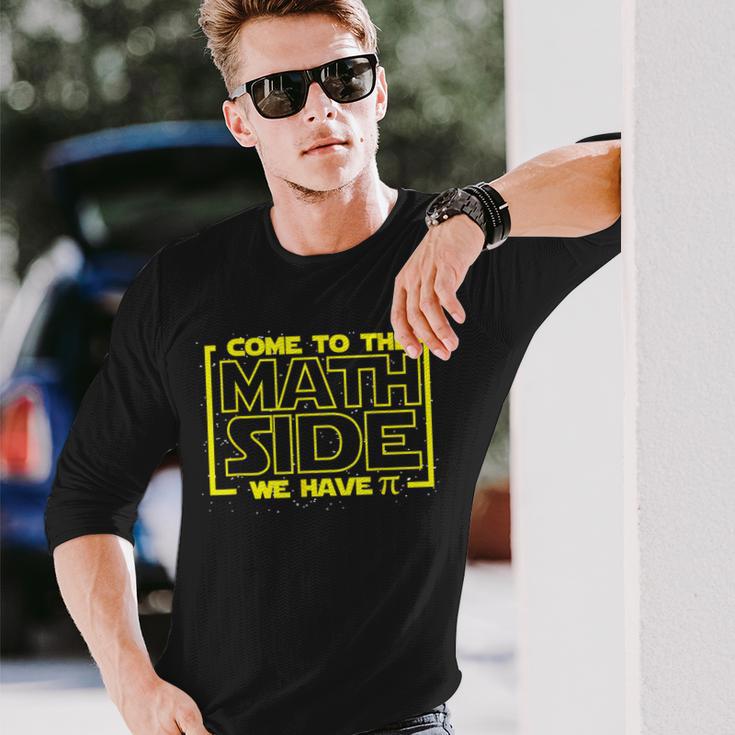 Come To The Math Page We Have Pi Math ers Langarmshirts Geschenke für Ihn