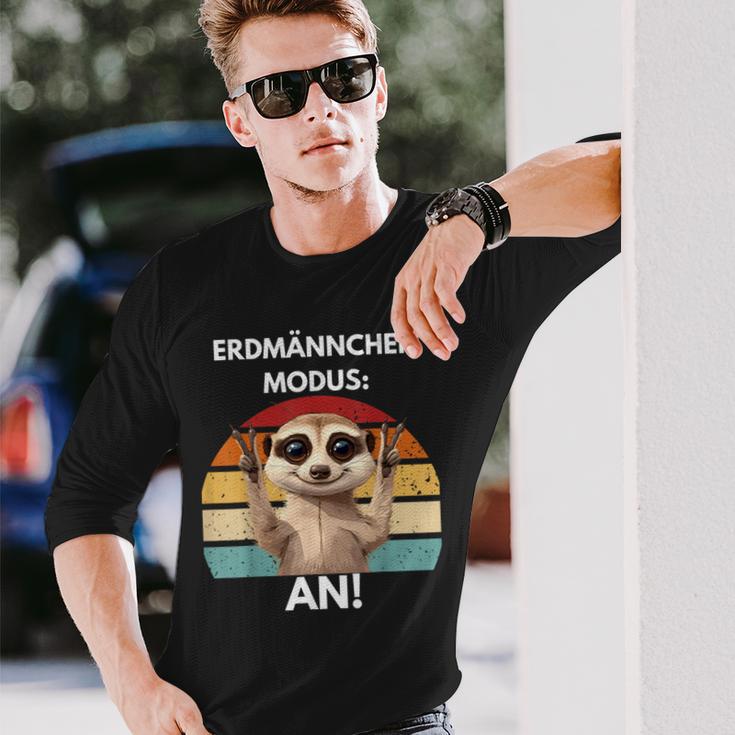 Meerkat Mode An Meerkat Langarmshirts Geschenke für Ihn